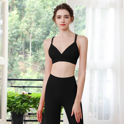 Yoga clothes set women's fitness pants bra YH-CW053-020