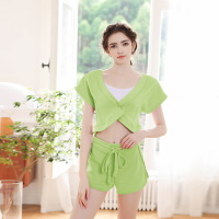Yoga Set Knot Yoga Clothes Set YH-BY028