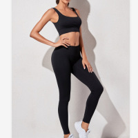 Bra Long-Sleeved Yoga Clothes Three-piece Set YH-CW052-004