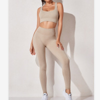 Bra Long-Sleeved Yoga Clothes Three-piece Set YH-CW052-004