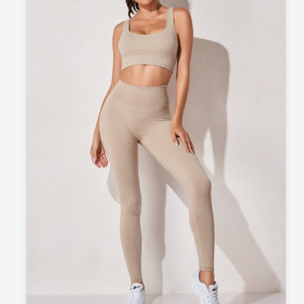 Bra Long-Sleeved Yoga Clothes Three-piece Set YH-CW052-004