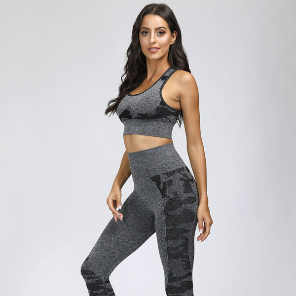 Fitness Suit Leopard Print Seamless Yoga suit YH-RX001-014