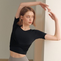 Yoga Short Sleeve Top Dance Fitness clothes YH-CW051-002