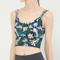 Beauty Back Printed Quick Dry Sports Fitness Vest YH-BL011