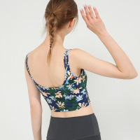 Beauty Back Printed Quick Dry Sports Fitness Vest YH-BL011