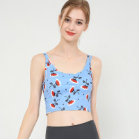 Beauty Back Printed Quick Dry Sports Fitness Vest YH-BL011