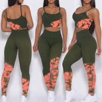 Printed High-waisted Running sweatpants YH-CW057-004