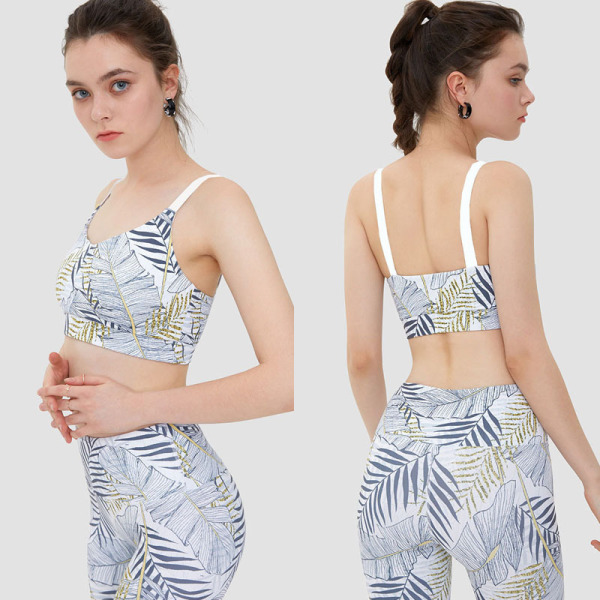 Printed Sports Fitness Set for Women YH-BL010
