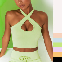 Vest Sexy Sports Bra Yoga Underwear Female YH-RX001-004