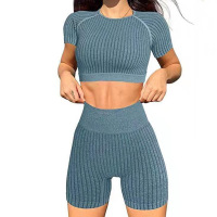 Yoga clothes Knitted Yoga suit Female YH-RX001-006