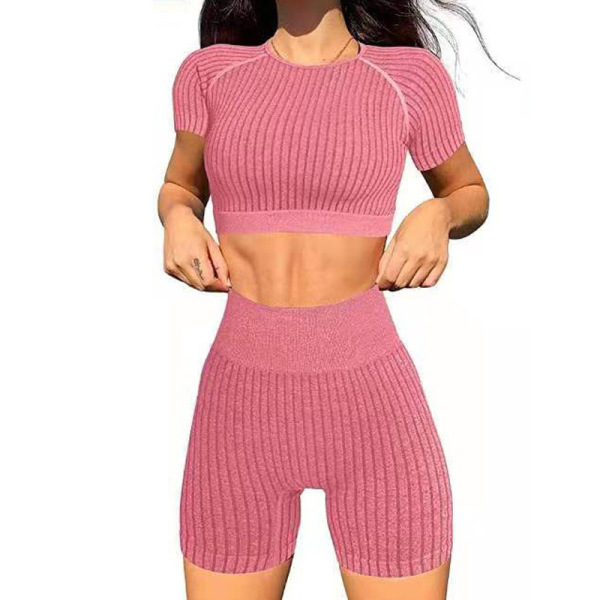 Yoga clothes Knitted Yoga suit Female YH-RX001-006