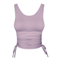 Yoga clothes top simple tight draw rope YH-CW050-015