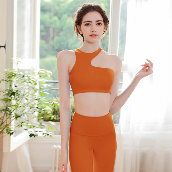Sexy yoga suit halter neck tube top YH-CW240-927