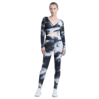 Tops Cross Tie Dye Yoga Pants Women's Set YH-CW240-929